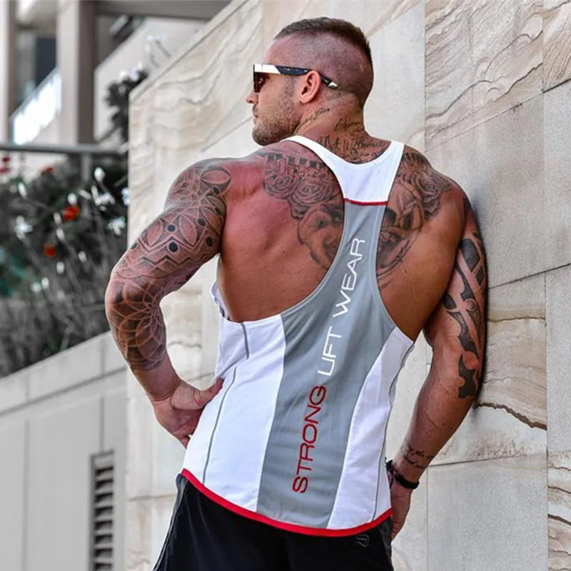 Áo Tank Nam Thể Hình Tập Gym Cotton Thoáng Mát 2018 - Daisan Mart