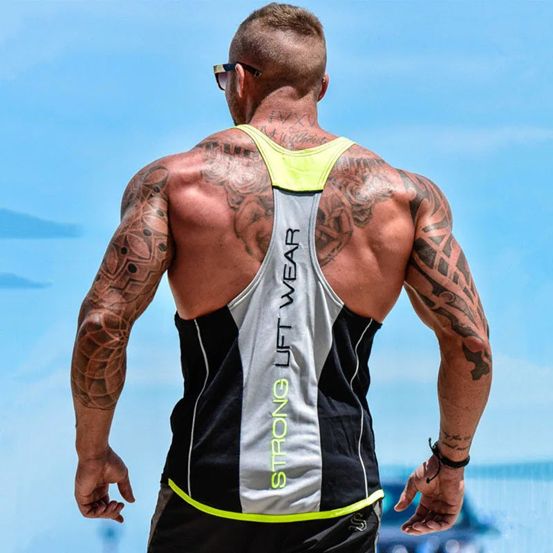 Áo Tank Nam Thể Hình Tập Gym Cotton Thoáng Mát 2018 - Daisan Mart