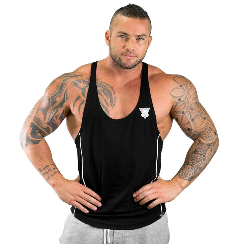 Áo Tank Nam Thể Hình Tập Gym Cotton Thoáng Mát 2018 - Daisan Mart