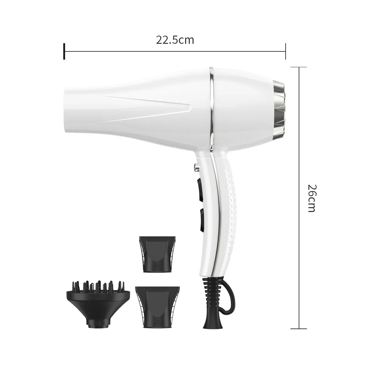 Máy Sấy Tóc Ion Âm Chuyên Nghiệp 2300W Công Suất Lớn - Daisan Mart