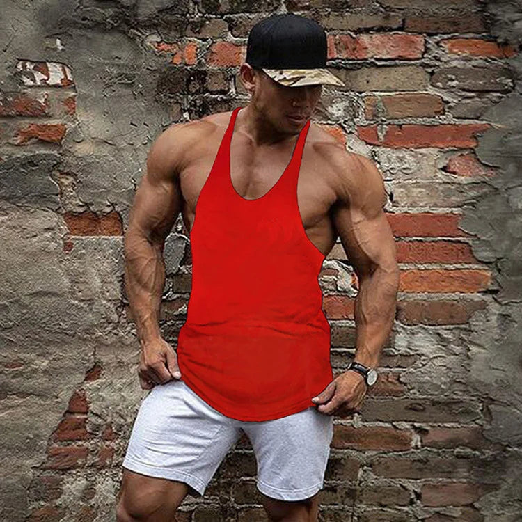 Áo Tank Nam Tập Gym Cotton Không Tay Thoáng Mát - Daisan Mart