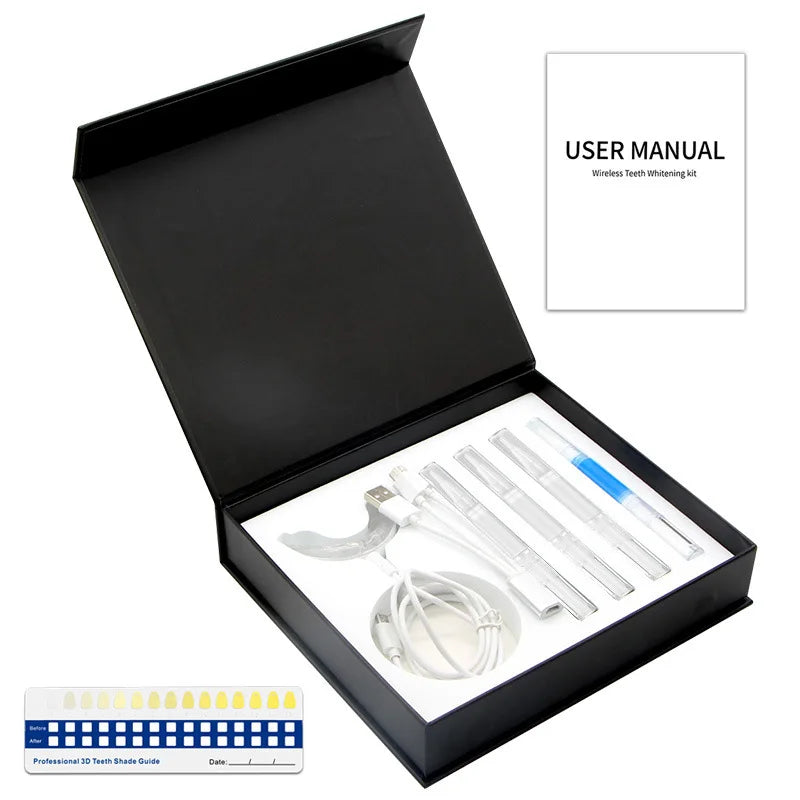 Teeth Whitening Set Cold Light Beauty Instrument Effectively Removes Yellow Tooth Stains USB Type Lamp - Daisan Mart