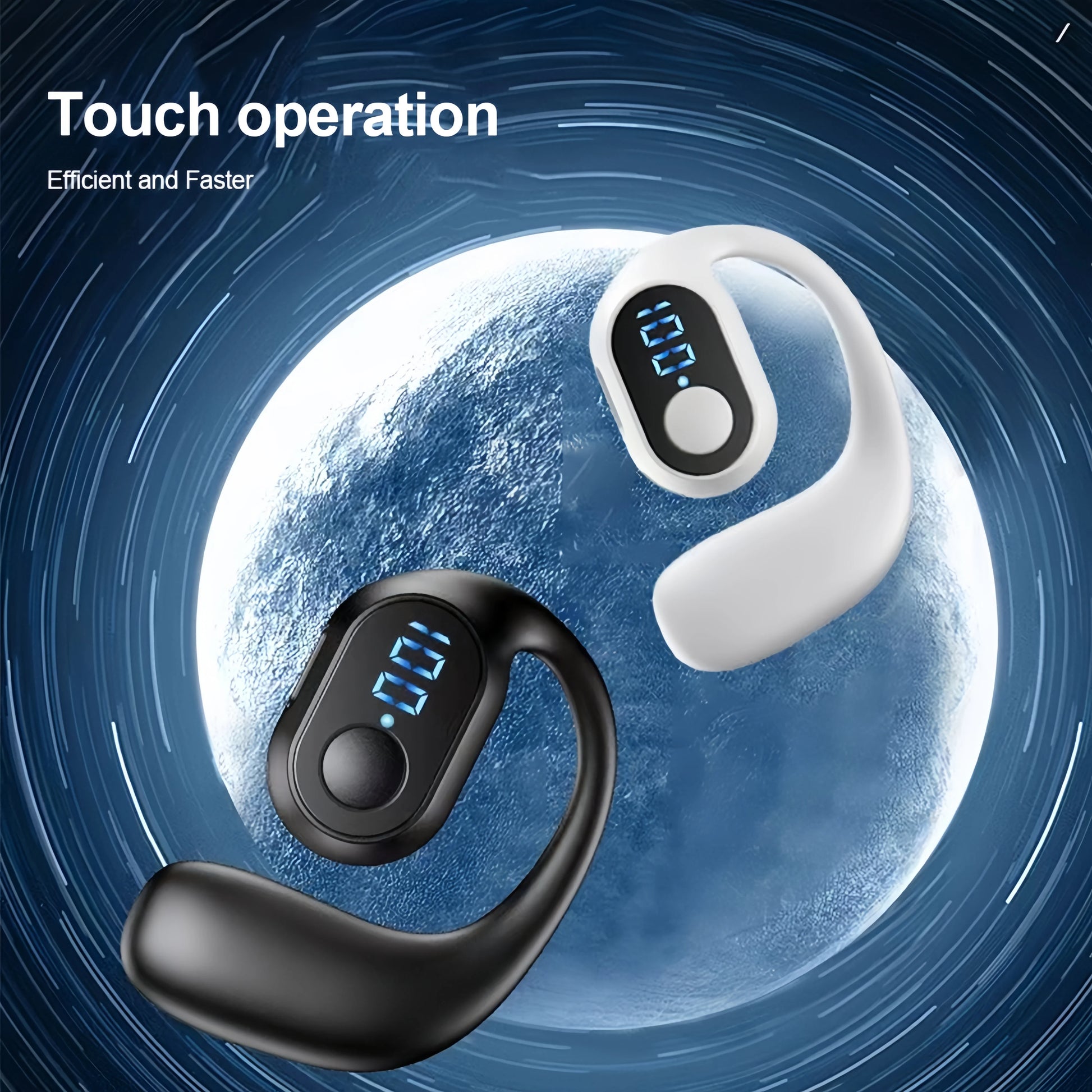 Tai Nghe Bluetooth 5.3 Chống Ồn, Âm Thanh HiFi, Earhook - Daisan Mart