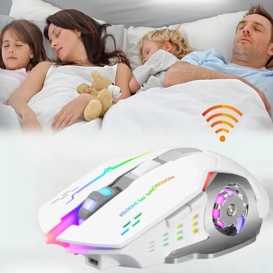 Chuột Gaming Không Dây LED, 6 Nút, DPI Điều Chỉnh - Daisan Mart