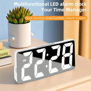 Đồng Hồ Báo Thức LED Để Bàn, Hiển Thị Nhiệt Độ, Độ Sáng Điều Chỉnh - Daisan Mart