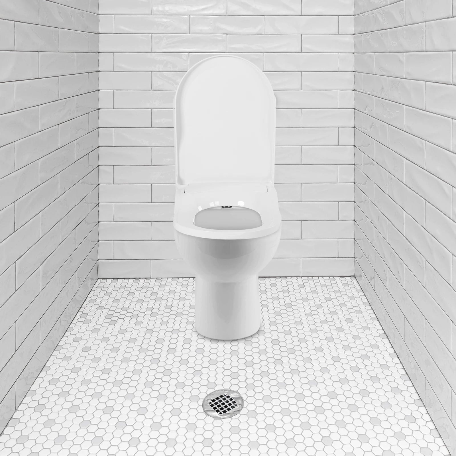 Non-Electric Bidet Toilet Seat White Dual Nozzle System - Bidet with Easy Installation Fits Elongated Toilets - Daisan Mart