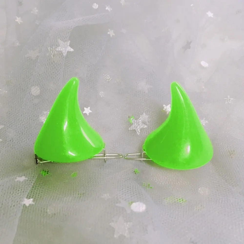 Lovely Devil Horn Hair Clip Halloween Cosplay Personality