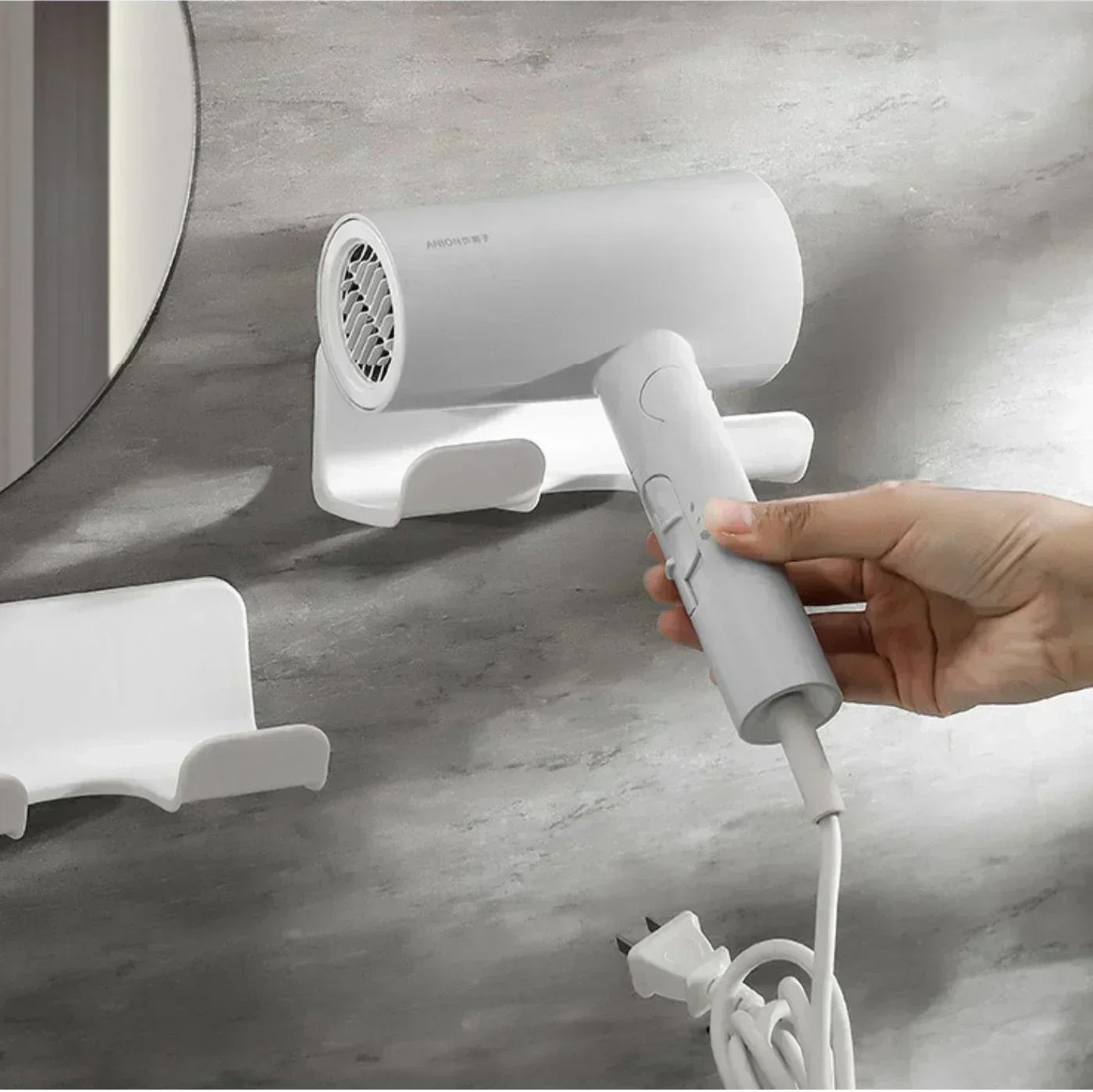 Kệ Treo Máy Sấy Tóc & Máy Duỗi Tóc - Tổ Chức Phòng Tắm - Daisan Mart