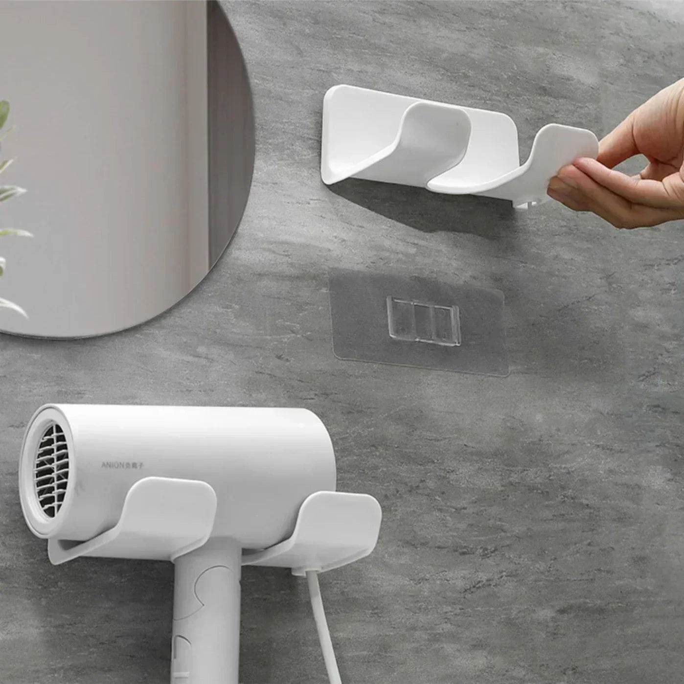 Kệ Treo Máy Sấy Tóc & Máy Duỗi Tóc - Tổ Chức Phòng Tắm - Daisan Mart