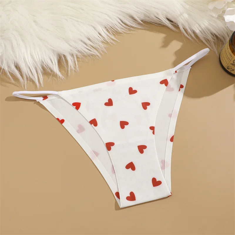 Quần Lót Lụa In Hoa Bướm Sexy Eo Thấp Nữ XS-XL - Daisan Mart