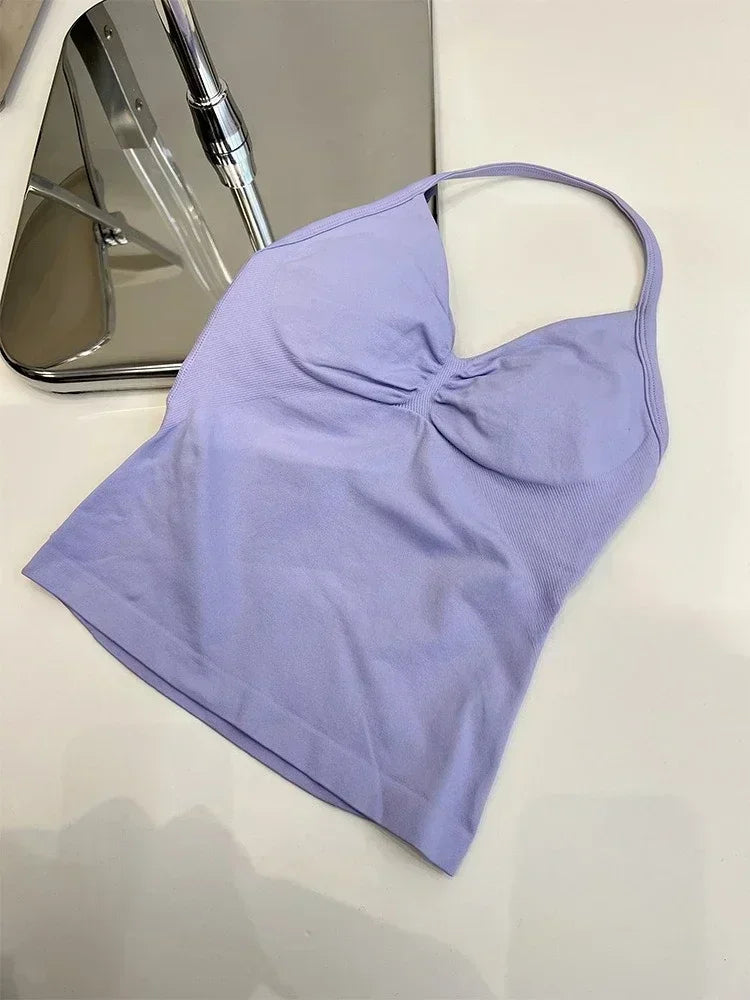 Áo Tập Yoga Nữ Dáng Sát Nách - Thoáng Khí & Co Giãn - Daisan Mart