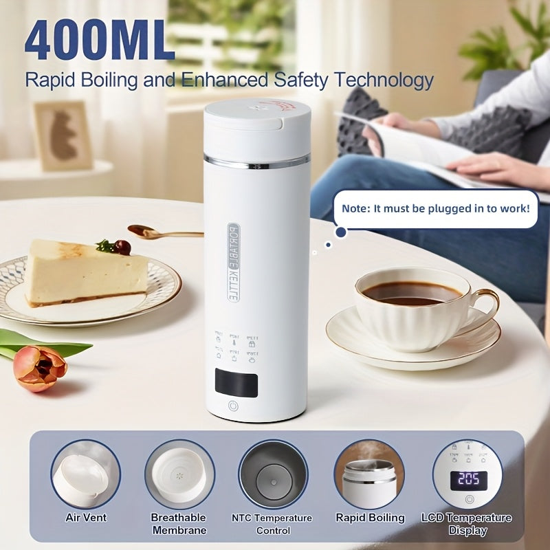 Ấm Đun Siêu Tốc Du Lịch 400ml - Đa Nhiệt An Toàn