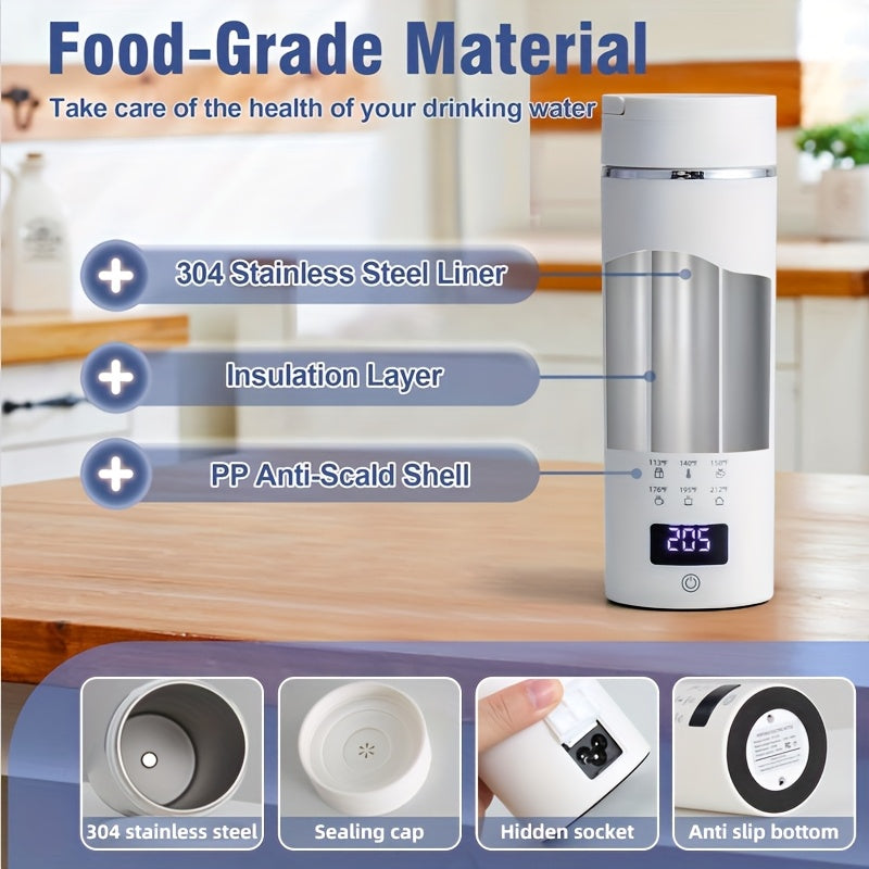 Ấm Đun Siêu Tốc Du Lịch 400ml - Đa Nhiệt An Toàn