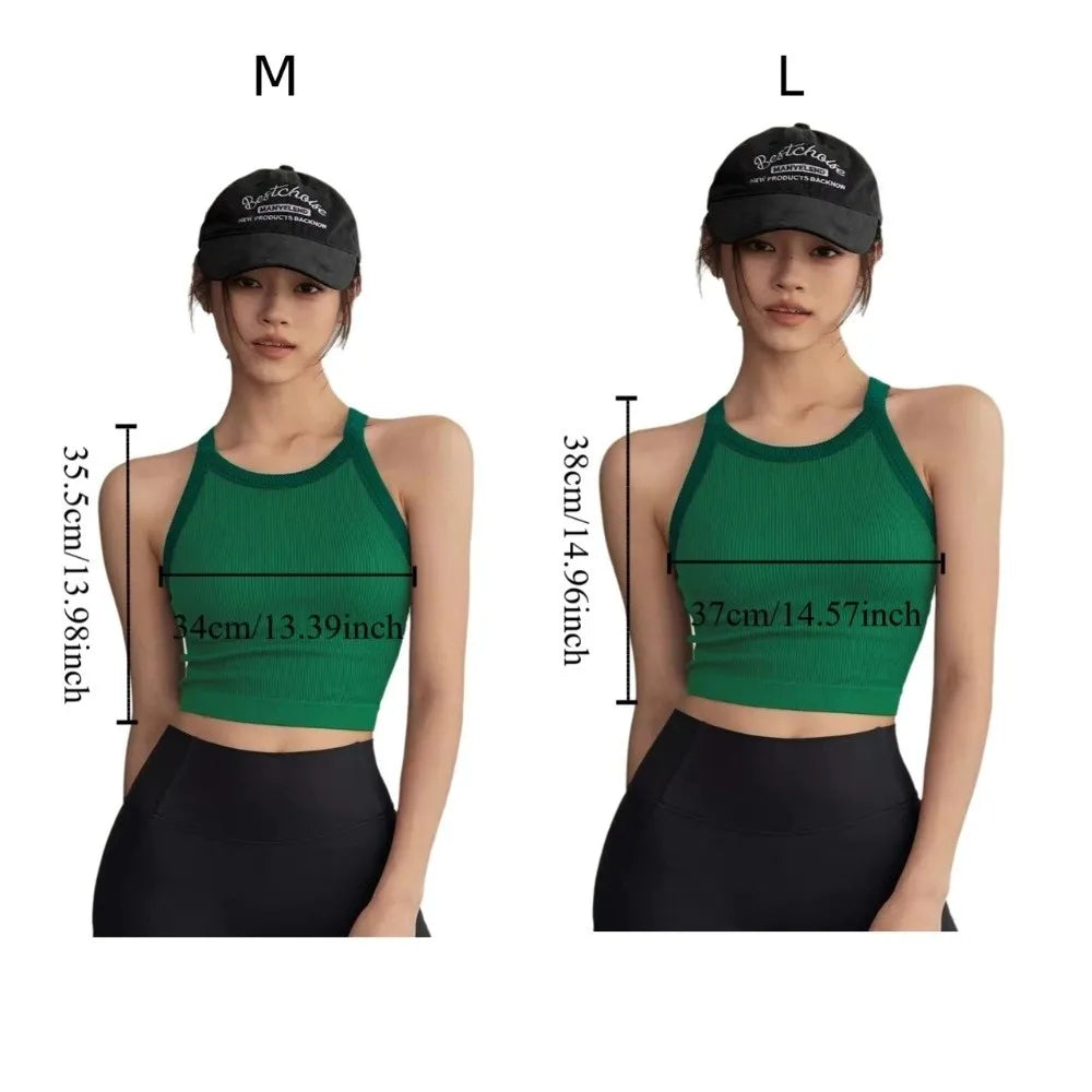 Tank Thể Thao Cổ Cao Thoáng Khí Đệm Ngực Cố Định - Daisan Mart