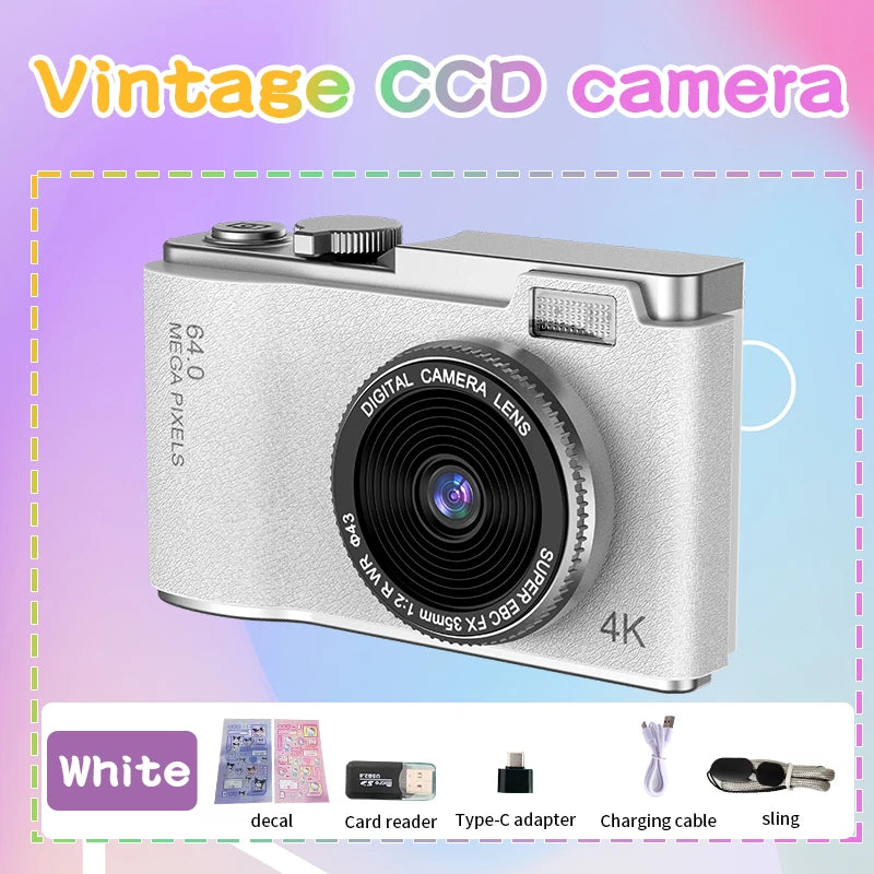 Máy ảnh kỹ thuật số trẻ em 180° Zoom 16x chống rung - Daisan Mart