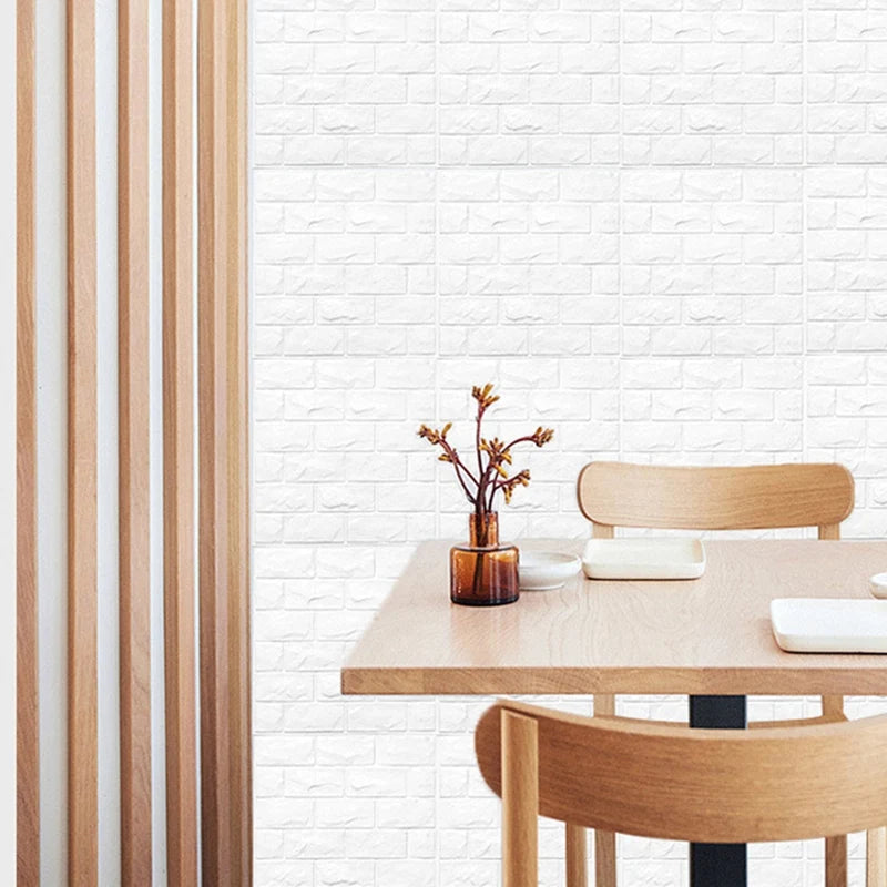 Miếng Dán Tường Xốp 3D Chống Nước Trang Trí 30 Miếng - Daisan Mart