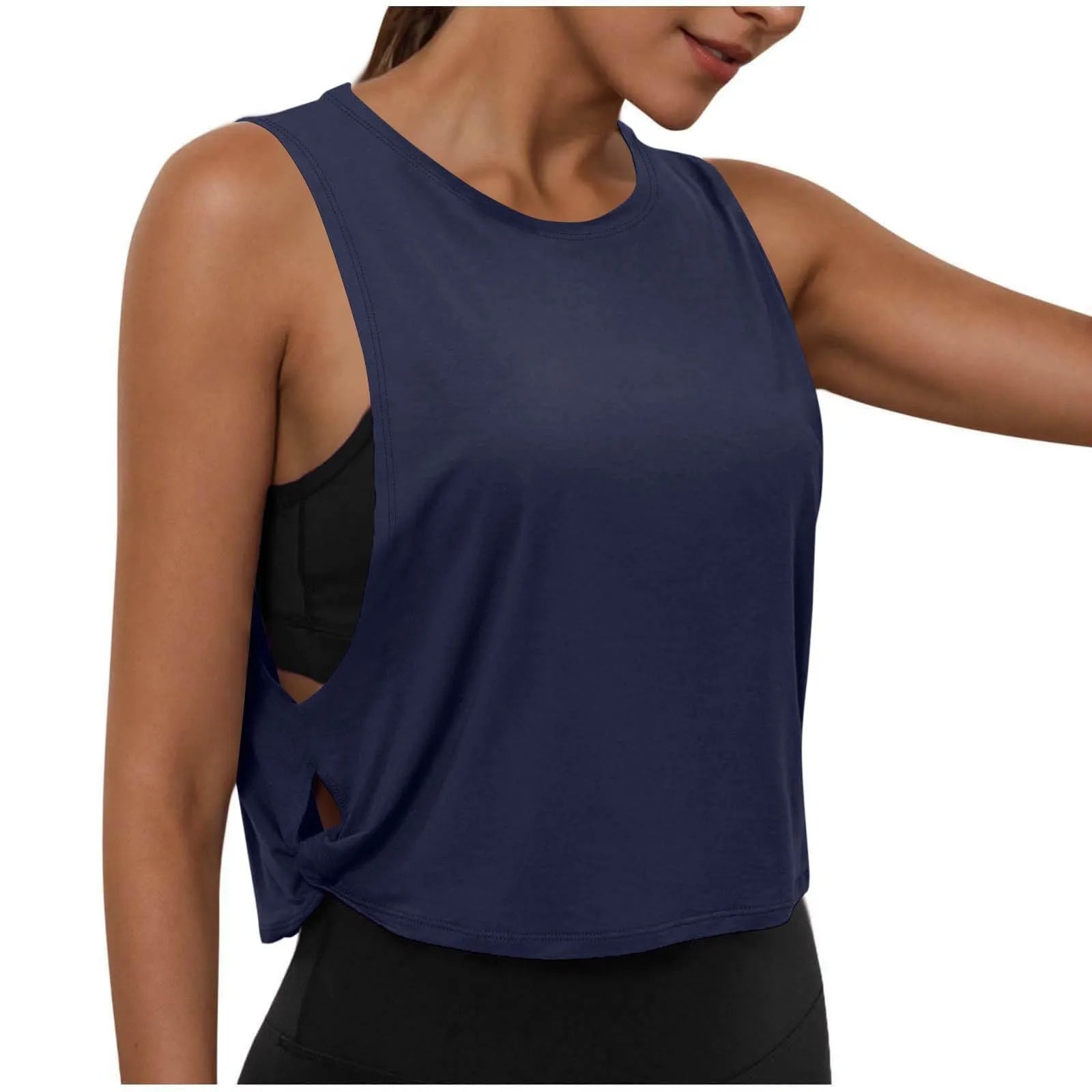 Áo Tank Tập Gym Nữ Không Tay Thoáng Mát Thời Trang - Daisan Mart
