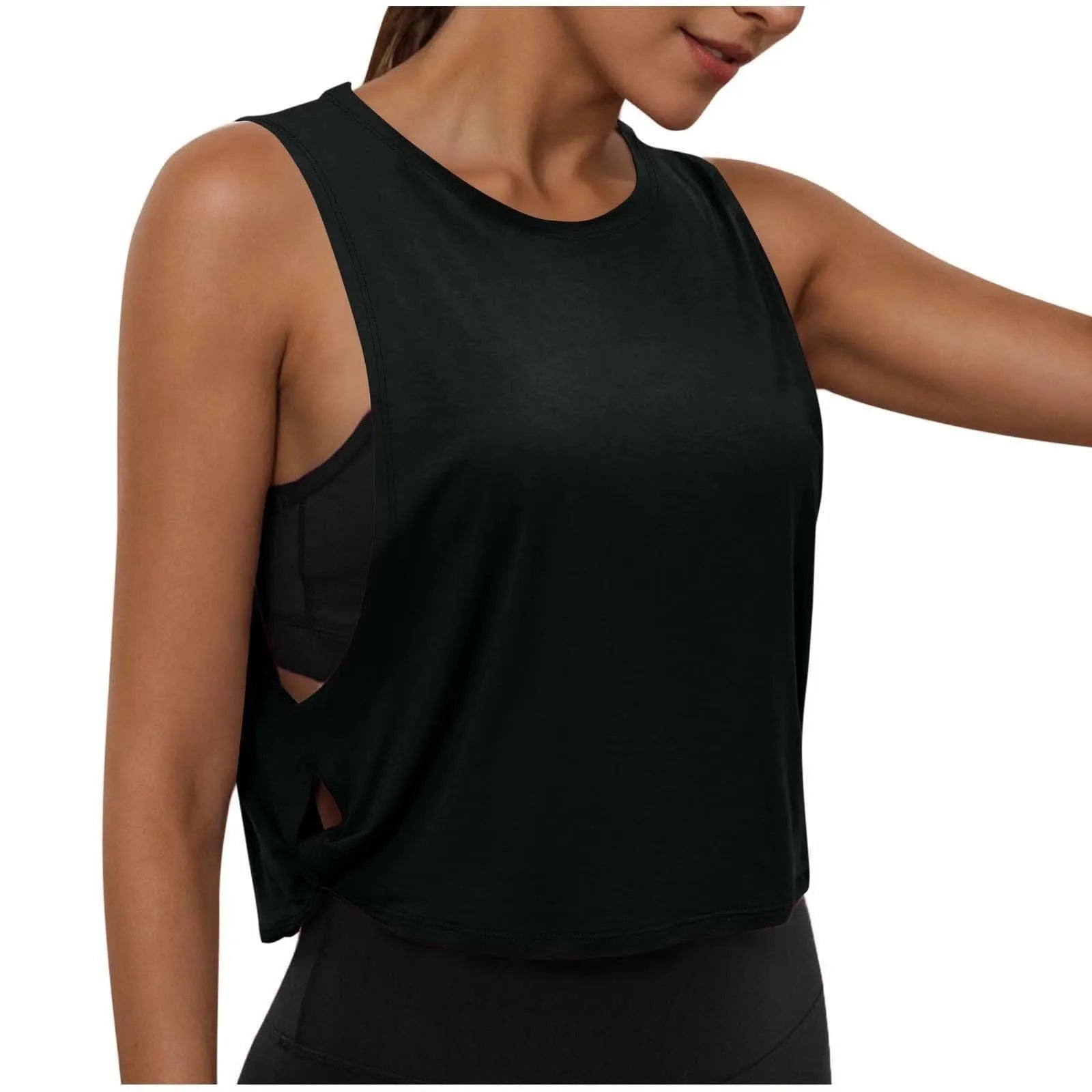 Áo Tank Tập Gym Nữ Không Tay Thoáng Mát Thời Trang - Daisan Mart
