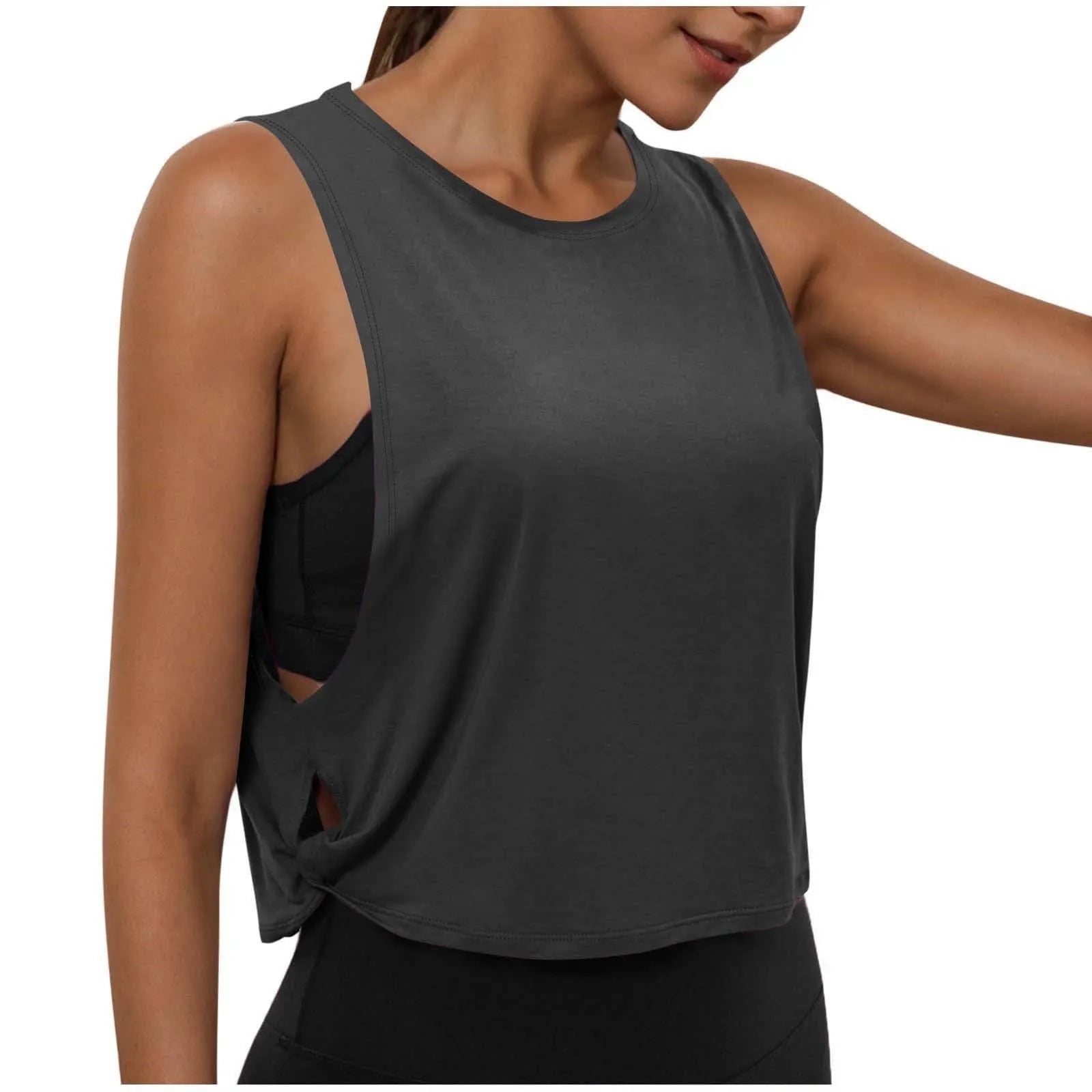 Áo Tank Tập Gym Nữ Không Tay Thoáng Mát Thời Trang - Daisan Mart