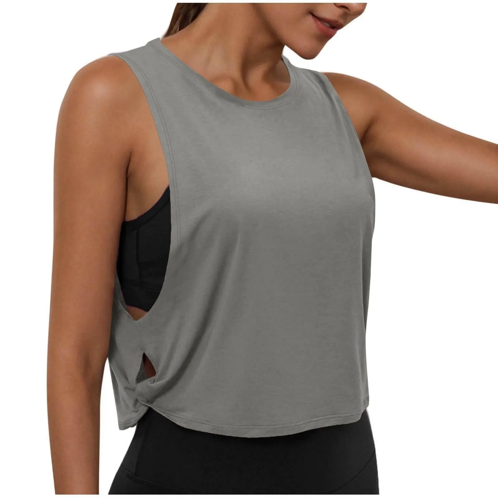 Áo Tank Tập Gym Nữ Không Tay Thoáng Mát Thời Trang - Daisan Mart