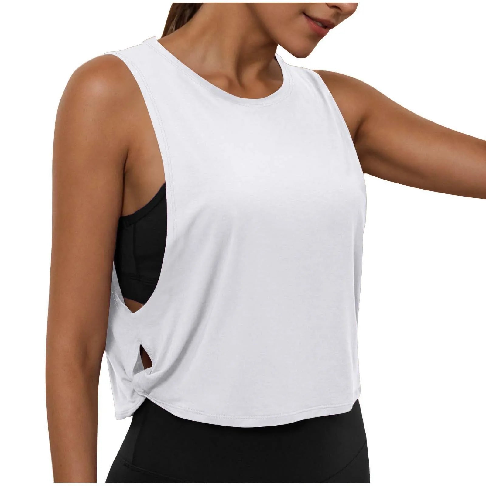 Áo Tank Tập Gym Nữ Không Tay Thoáng Mát Thời Trang - Daisan Mart