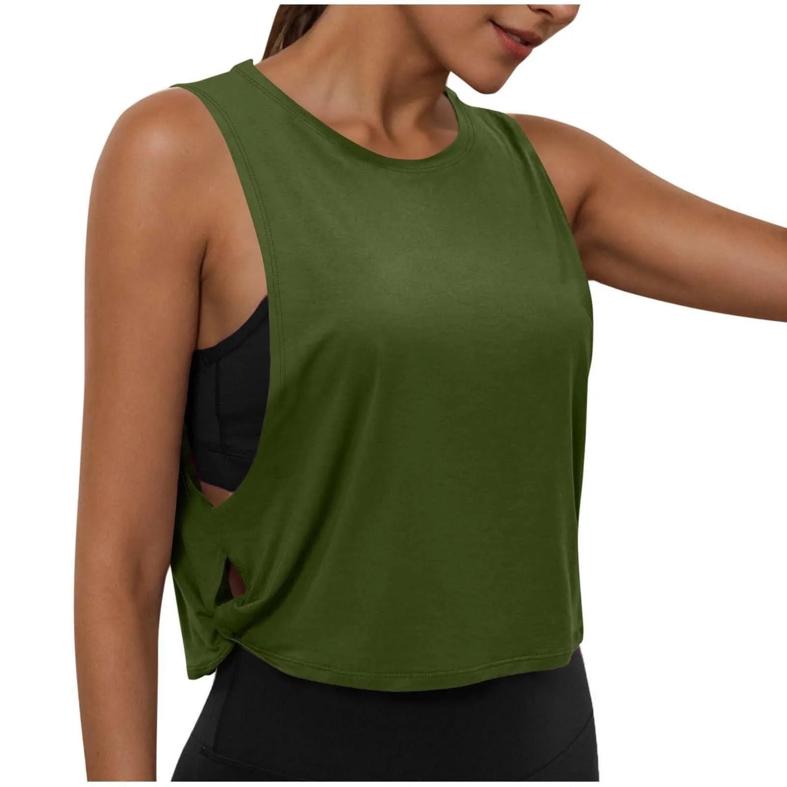 Áo Tank Tập Gym Nữ Không Tay Thoáng Mát Thời Trang - Daisan Mart