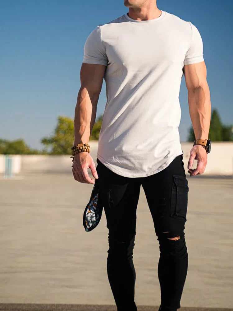Áo Thun Thể Thao Nam Tập Gym Cotton Cao Cấp Mùa Hè - Daisan Mart