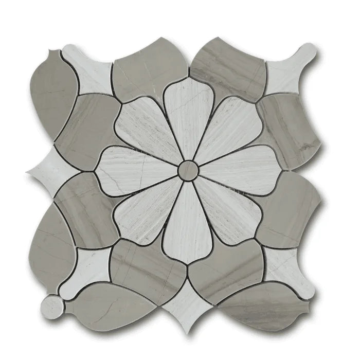 Gạch Mosaic Lục Giác Đá Trắng Carrara 10mm Nội Thất - Daisan Mart
