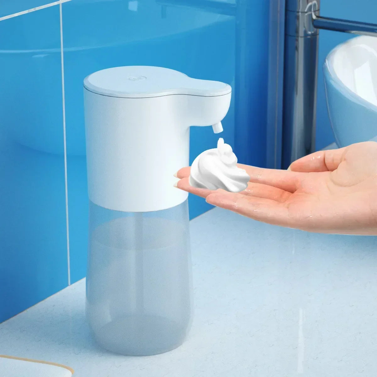 Automatic Soap Dispenser Soap Foam Dispenser Smart Sensor Soap Dispenser Contactless USB Charging 350ml Hand Sanitizer Machine - Daisan Mart