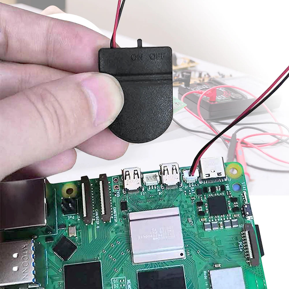 Hộp Pin RTC Cho Raspberry Pi 5, Kèm/Ngoài Pin Dự Phòng - Daisan Mart