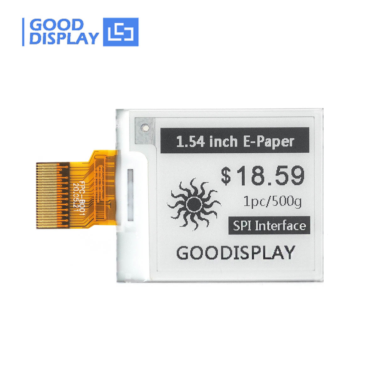[Special Offers] 1.54-Inch Color E-Paper Display Module with SPI Interface Small High-Resolution E Ink Screen, GDEM0154Z91 - Daisan Mart