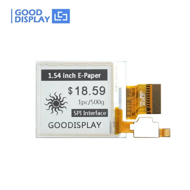 [Special Offers] 1.54-Inch Color E-Paper Display Module with SPI Interface Small High-Resolution E Ink Screen, GDEM0154Z91 - Daisan Mart