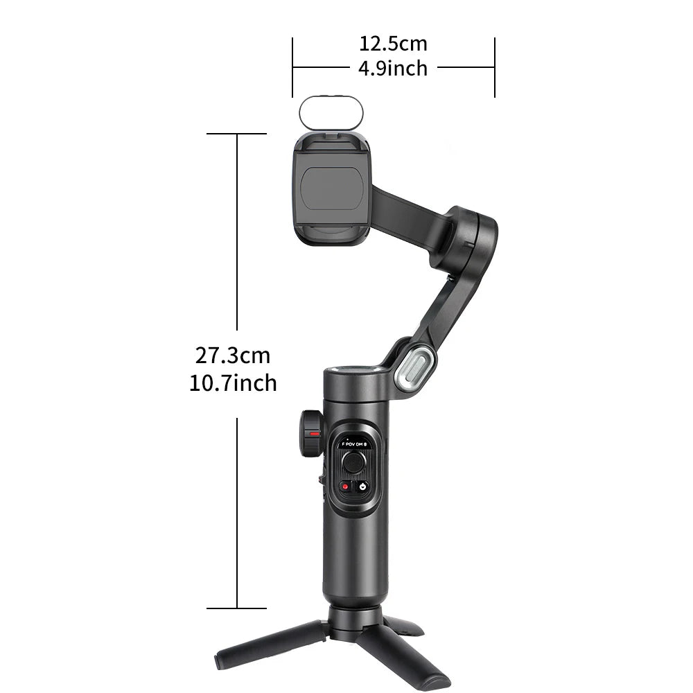 AOCHUAN Smart XE 3-Axis Handheld Gimbal Stabilizer for Smartphone iPhone Android Face Tracking Tiktok Vlog Live Streaming - Daisan Mart
