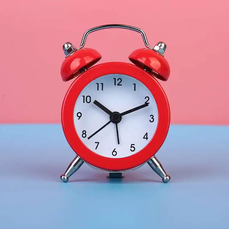 Đồng Hồ Báo Thức Đôi Chuông Im Lặng Phong Cách