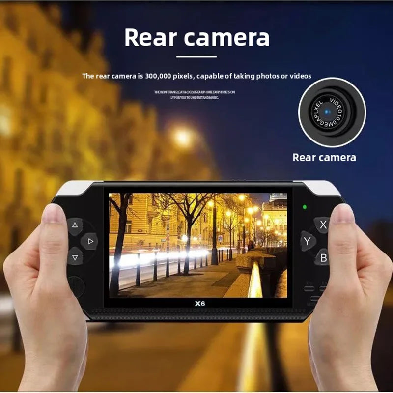 Máy chơi game X6 Pro - Màn 4.3, 8GB, Hỗ trợ GBA - Daisan Mart