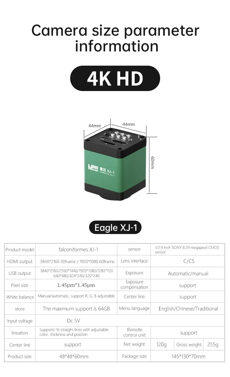 Camera Kỹ Thuật Số Maant XJ-1 4K UHD Imx678 HDMI USB - Daisan Mart