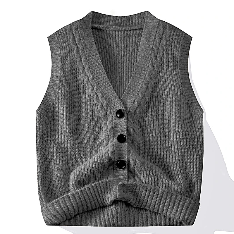 Áo Len Nam Đa Năng Thời Trang Cổ V Vest Không Tay - Daisan Mart