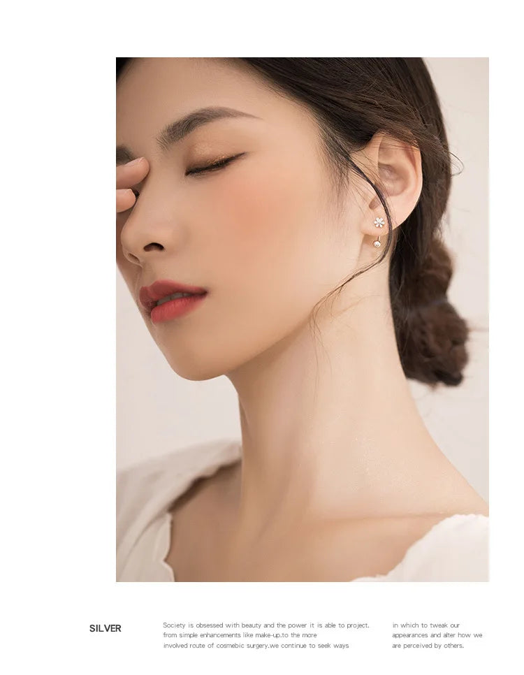 Hoa Tai Vàng 14K Nữ - Trang Sức Cao Cấp Sang Trọng - Daisan Mart