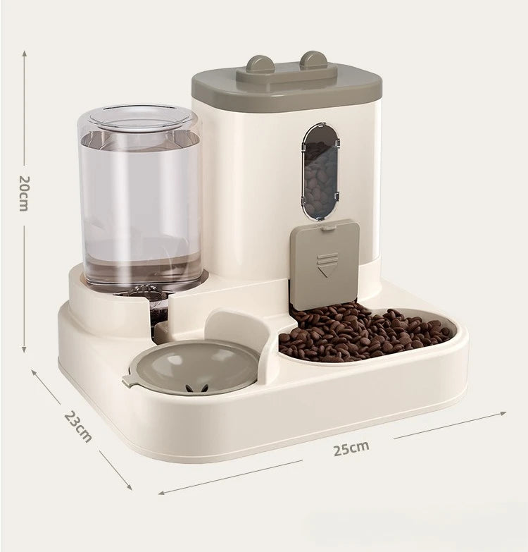 Máy Cho Ăn Uống Tự Động 2in1 Thông Minh Cho Thú Cưng - Daisan Mart