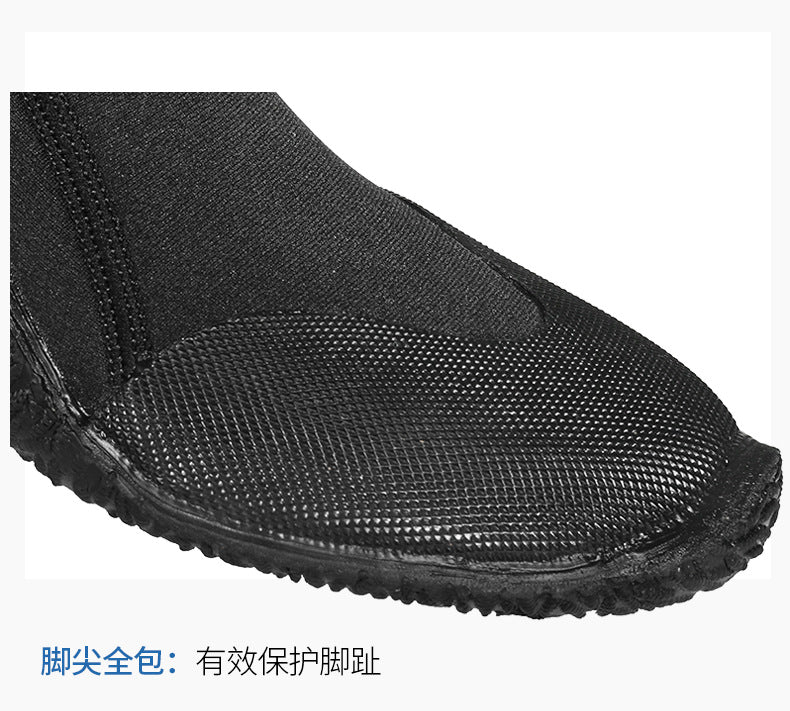 3MM/5MM Short Diving Boots Neoprene Scuba Diving Snorkeling Water Shoes Beach Surfing Anti Slip Snorkeling High top Diving Boots - Daisan Mart