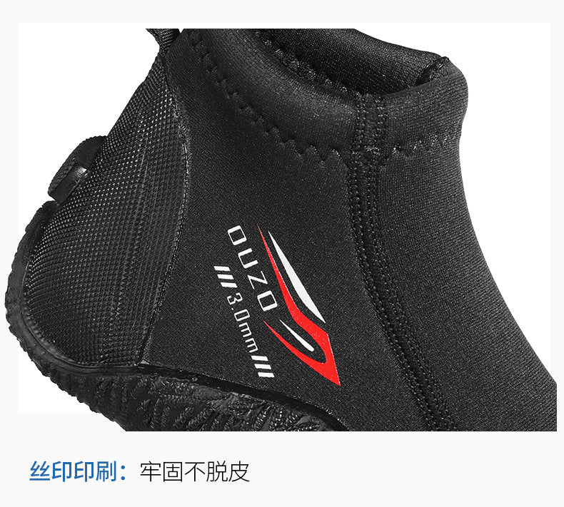 3MM/5MM Short Diving Boots Neoprene Scuba Diving Snorkeling Water Shoes Beach Surfing Anti Slip Snorkeling High top Diving Boots - Daisan Mart