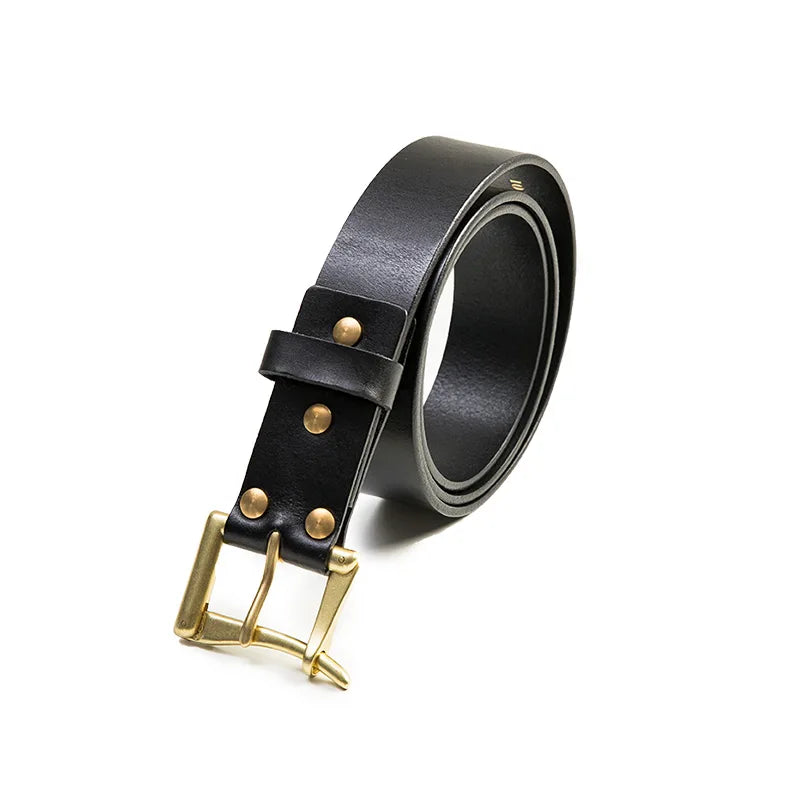 Thắt Lưng Da Bò Cao Cấp Maden Vintage Cho Nam Nữ - Daisan Mart