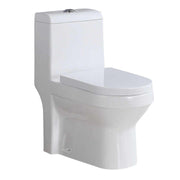 Bồn cầu sứ Medyag cỡ lớn hình chữ S 300mm, bồn cầu một khối Inodoro, bồn cầu tròn - Daisan Mart