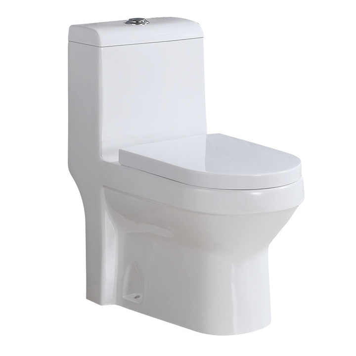 Bồn cầu sứ Medyag cỡ lớn hình chữ S 300mm, bồn cầu một khối Inodoro, bồn cầu tròn - Daisan Mart