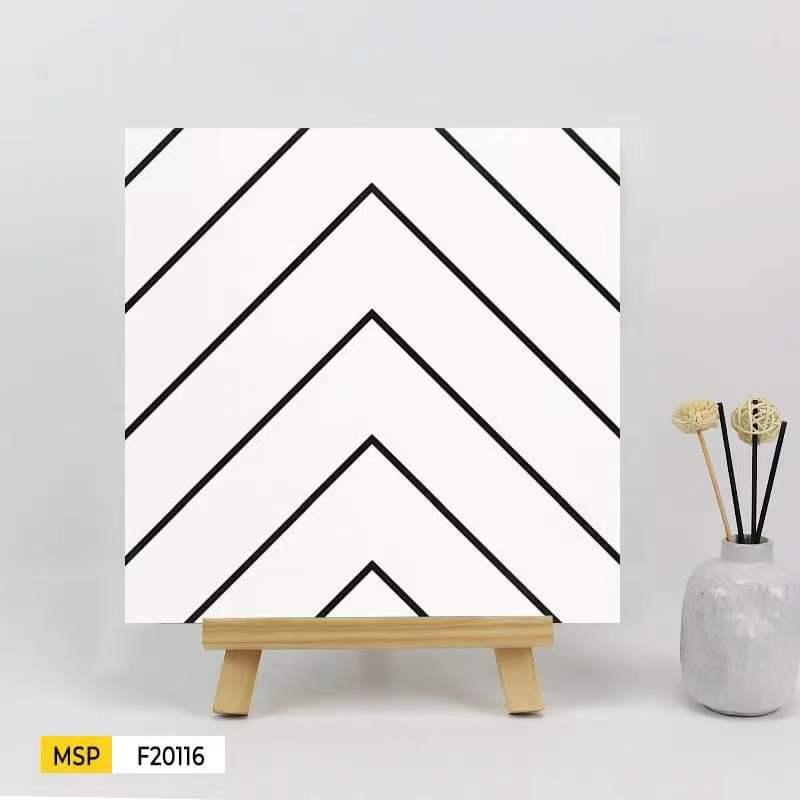 Gạch bông Trung Quốc, men mờ xương porcelain KT 200x200, 20116 (1 hộp/25 viên/1m2) - Daisan Mart