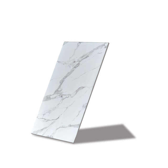Gạch Lát Sàn Tường Sứ Tráng Men 600x1200mm Thiết Kế Hiện Đại Đánh Bóng Mờ Màu Trắng Vân Đá Cẩm Thạch Chịu Lửa Cho Phòng Tắm - Daisan Mart