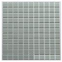 Gạch mosaic kính thủy tinh trắng HP 2569 Chíp 25x25 vỉ 30x30 - Daisan Mart