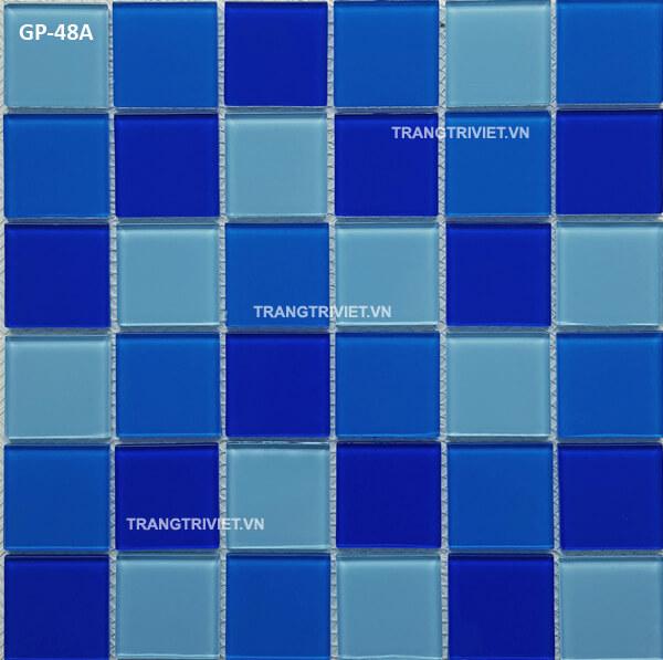 Gạch mosaic thủy tinh mix 48-A - Daisan Mart
