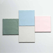 Gạch ốp tường bếp màu xám thô kiểu Pastel 15x15 bằng gốm tráng men trang trí - Daisan Mart