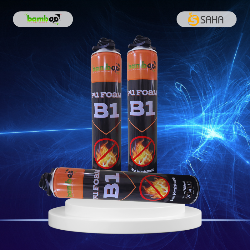 Keo Bọt Nở Chống Cháy Bamboo PU Foam B1 - Daisan Mart